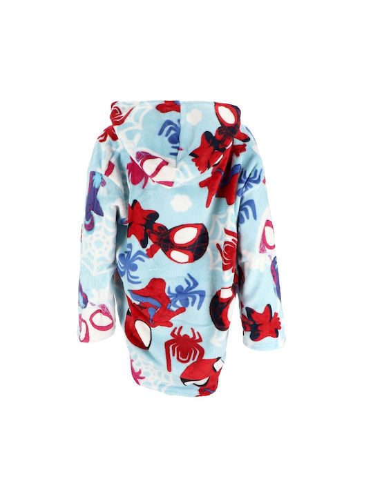 Marvel Κουβέρτα Fleece Ανοιχτό Μπλε 160εκ.