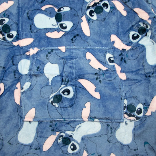 Disney Decke Vlies Lilo & Stitch Blue 75x60cm
