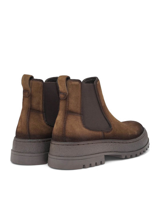 Suede Brown Chelsea Boots