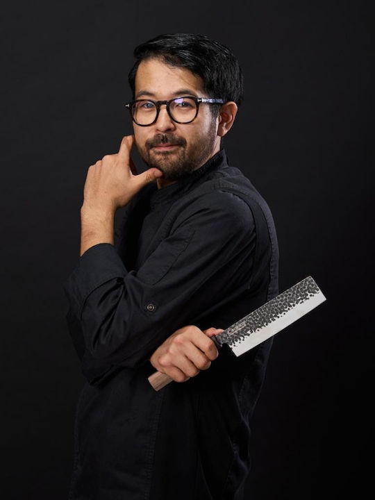 Heinner Knife Nakiri from Stainless Steel 18cm