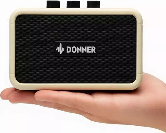 Donner Set Chitară Electrică Stratocaster Albă cu Husă