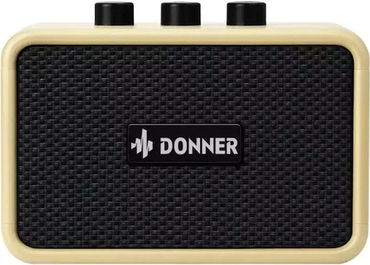 Donner Set Chitară Electrică Stratocaster Albă cu Husă
