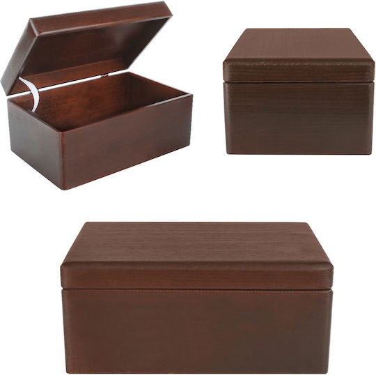 Creative Deco Große Braune Holz-Aufbewahrungsbox mit Deckel 30 x 20 x 14 cm + 1 cm Ohne Griffe Dekorative Truhe Perfekt für Dokumente Andenken Spielzeug Werkzeuge Creative Deco Große Braune Holz-Aufbewahrungsbox mit Deckel 30 x 20 x 14 cm + 1 cm Ohne Griffe Dekorative Truhe Perfekt für Dokumente Andenken Spielzeug Werkzeuge