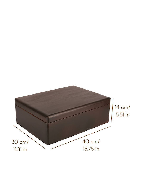 Creative Διακοσμητικό Κουτί Ξύλινο 40x30x14cm Creative Διακοσμητικό Κουτί Ξύλινο 40x30x14cm