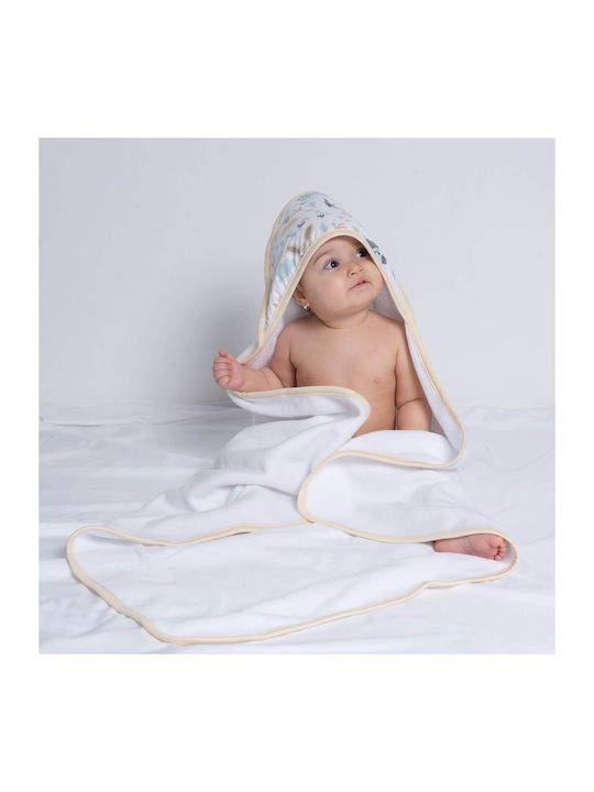 Kidizi Set de prosoape pentru copii 2pcs Albe