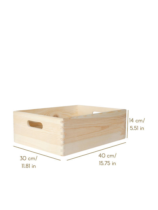Creative Cutie Decorativă Lemn 40x30x14cm