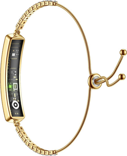 iSEN Damen Armband aus Stahl Vergoldet