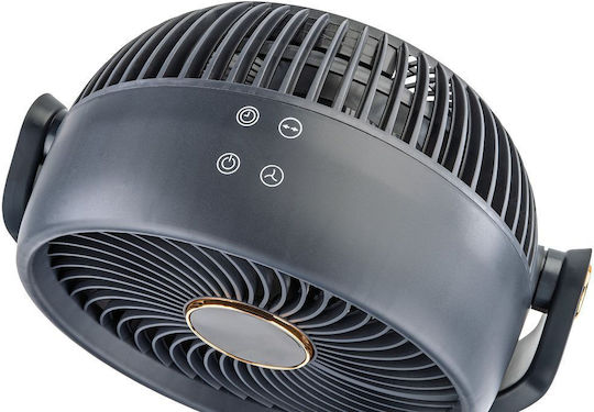 Red Technic Стоящ Вентилатор 50W Черен
