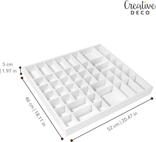 Ράφι Deco Λευκό 52x46x5εκ.