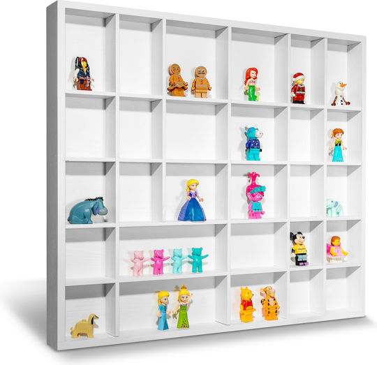 Deco Wall Shelf White 44.5x40x3cm