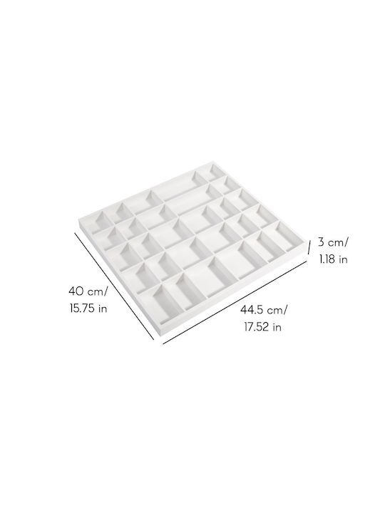 Ράφι Τοίχου Λευκό 44.5x40x3εκ.