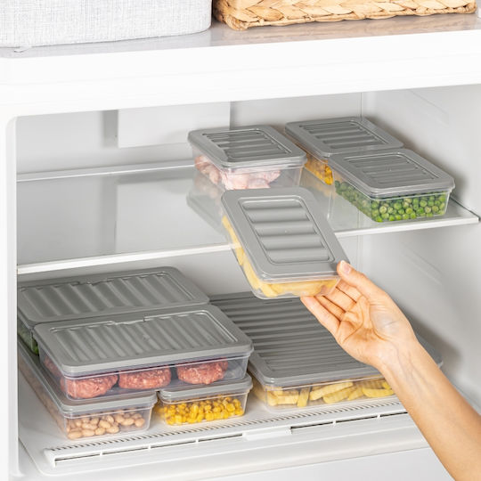 GinzaMaison Kunststoff Transparente Mittagsbox 2.4lt