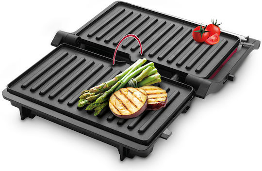 Izzy Panini Sandwich Maker for 2 Sandwiches 1000W Red