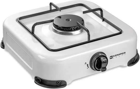 Kemper Liquid Gas Countertop Single Burner White