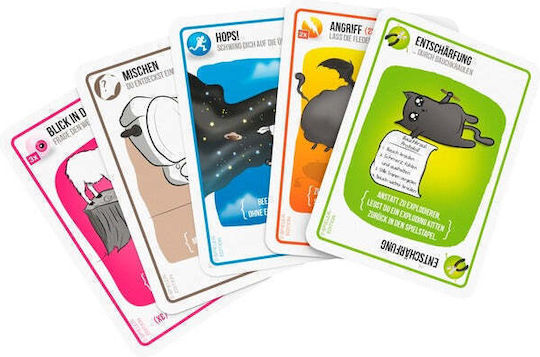 Επιτραπέζιο Παιχνίδι Exploding Kittens για 2 Παίκτες 7+ Ετών Asmodee