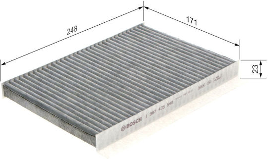 Bosch Activated Carbon Cabin Filter Hyundai i30 Kia Ceed / ProCeed
