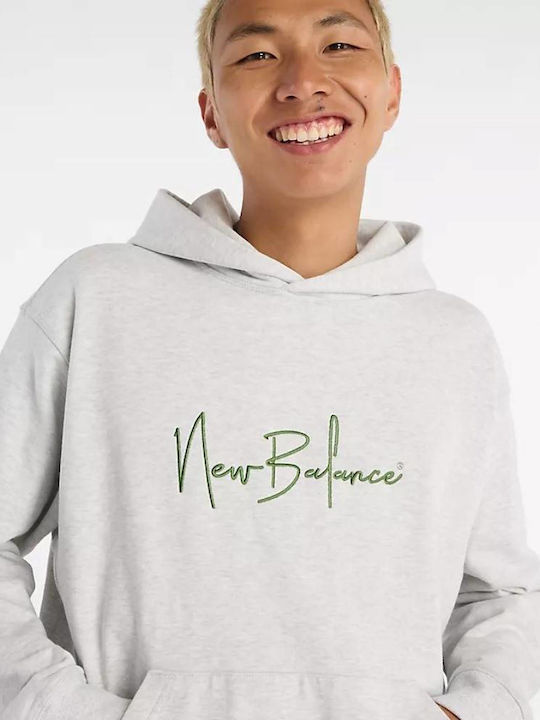 Sweatshirt with Hood Ash Pearl