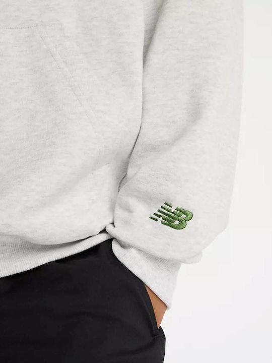 Sweatshirt with Hood Ash Pearl