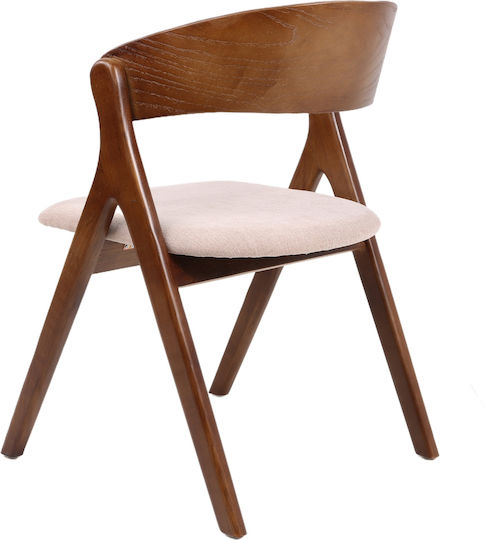 Laodice Stühle Speisesaal Brown/walnut 1Stück 52.5x56x83cm