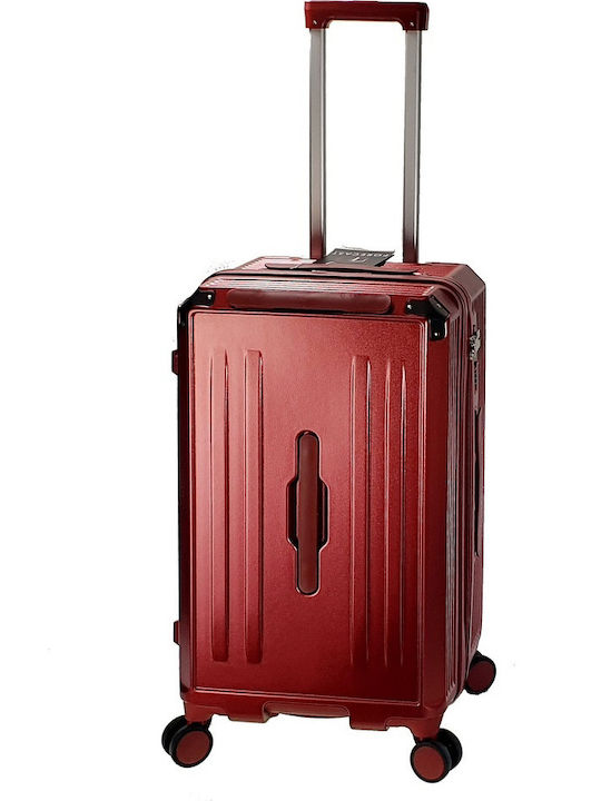 Forecast Medium Hard Suitcase Red with 4 Wheels Height 65cm