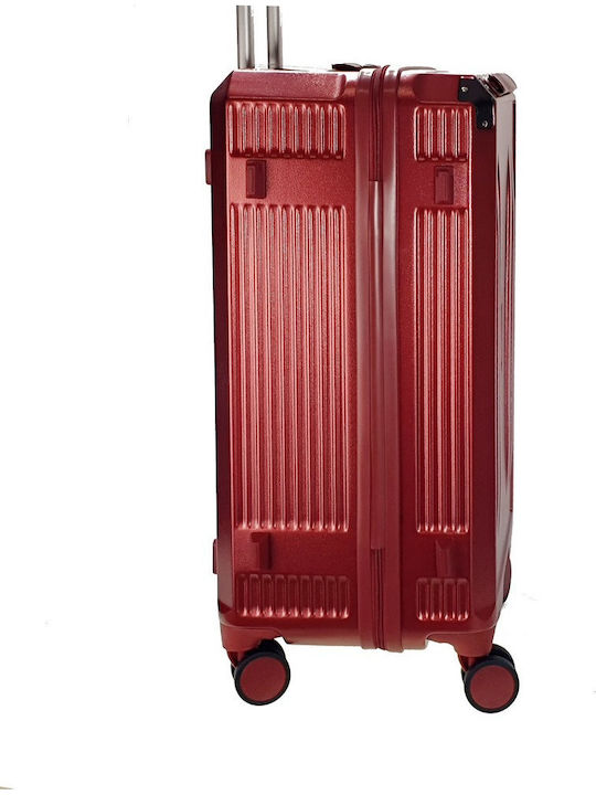 Forecast Medium Hard Suitcase Red with 4 Wheels Height 65cm