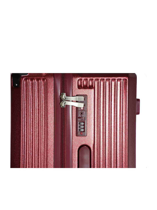 Forecast Medium Hard Suitcase Red with 4 Wheels Height 65cm