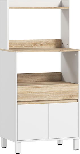 Lower Oven Cabinet White 60x40x131cm