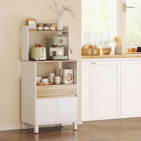 Lower Oven Cabinet White 60x40x131cm