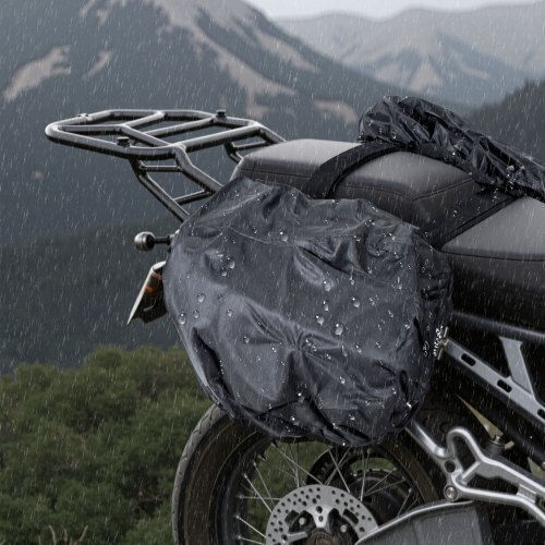 Vevor Motorcycle Saddle Side Bag 30lt in Black Colour