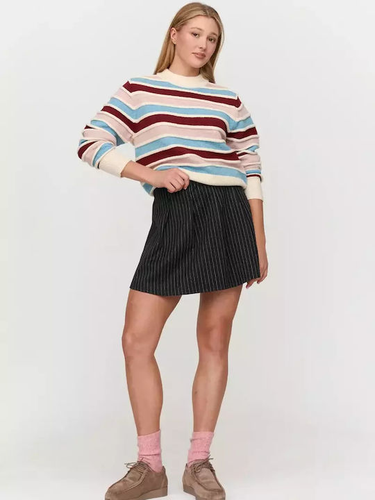 Pulover Damă Albastru/Multicolor
