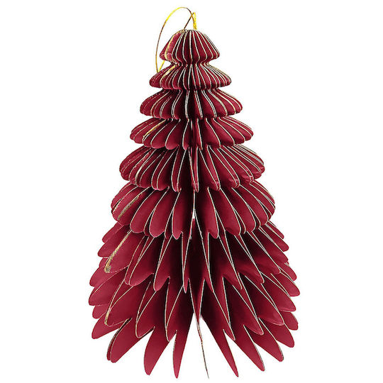 Christmas Decorative Tree 31cm Red