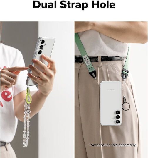 Ringke Fusion Back Cover Plastic/Silicon Cu Curea Transparent (Galaxy S25 FE)