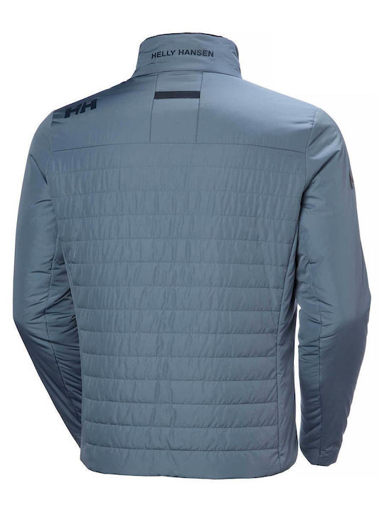 Μπουφάν Puffer Αδιάβροχο και Αντιανεμικό Blue