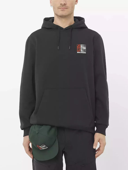 Sweatshirt mit Kapuze Black