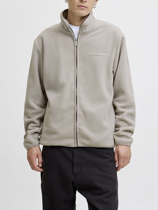 Jack & Jones Sweat Fleece Cardigan Bej