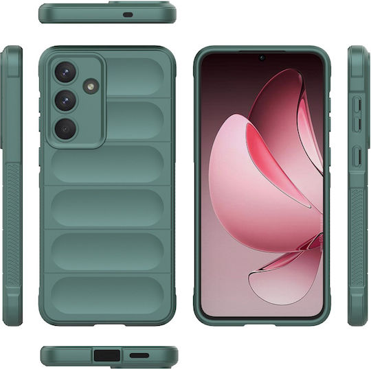 Techsuit Umschlag Rückseite Silikon Grün (Galaxy S25 FE)