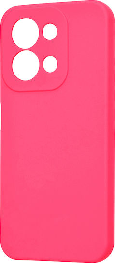 Techsuit Softflex Umschlag Rückseite Silikon Fuchsie (Redmi 15C 4G)