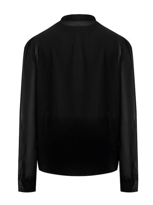 Women's Long Sleeve Shirt Black