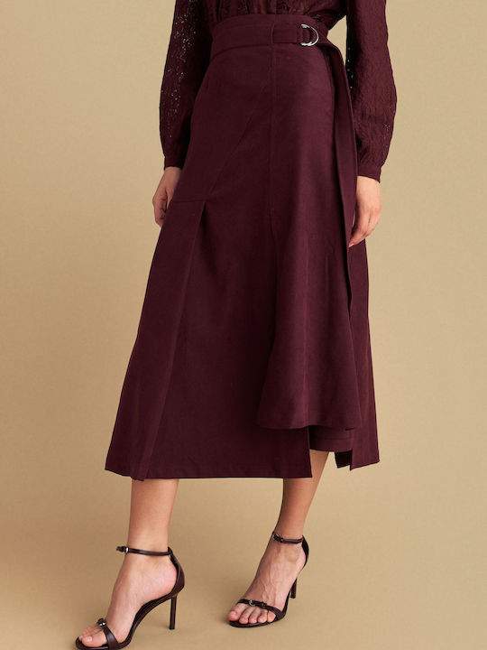 Midi Skirt Red