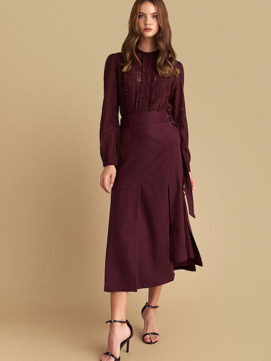 Midi Skirt Red
