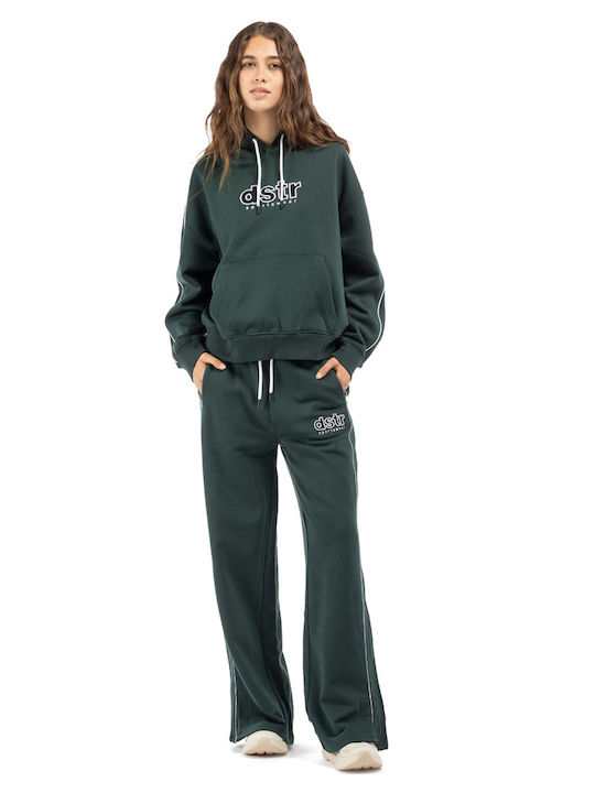 Women's Sweatshirt Hooded Green