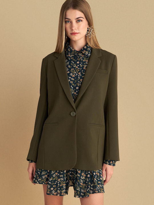 attrattivo Damen Blazer Green