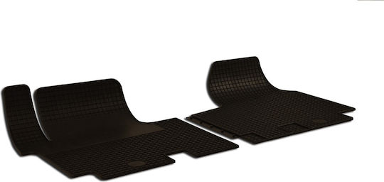 Umbrella Covorașe Față 2buc din Furtun pentru Opel Vivaro Renault Trafic 2007-2014 Negre