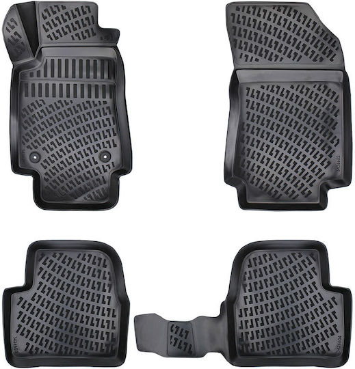 Umbrella Set Covorașe Față și Spate 4buc din Furtun pentru Citroen C3 Aircross 2017+ Negre