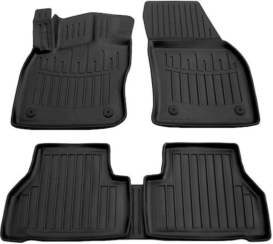 Umbrella Set Covorașe Față și Spate 4buc din Furtun pentru Volkswagen Caddy 2020+ Negre