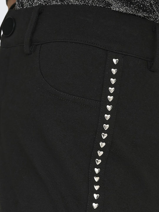 Γυναικείο Κολάν Ψηλόμεσο Black, Silver