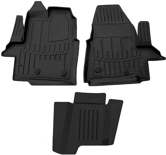 Umbrella Σετ Μπροστινά και Πίσω Πατάκια 4τμχ για Ford Transit Custom 2012+ Μαύρα