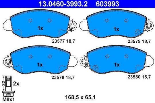 Brake Pads Ford Transit Bus Fd Fb Fs Fz Fc Ate 13046039932
