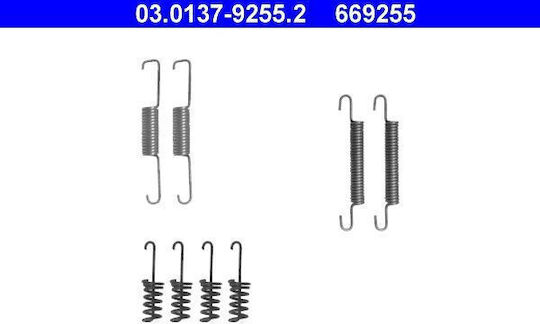 Set Brake Shoe Accessories Mercedes-benz Sprinter 2-t Bus 901 902 Ate 03013792552
