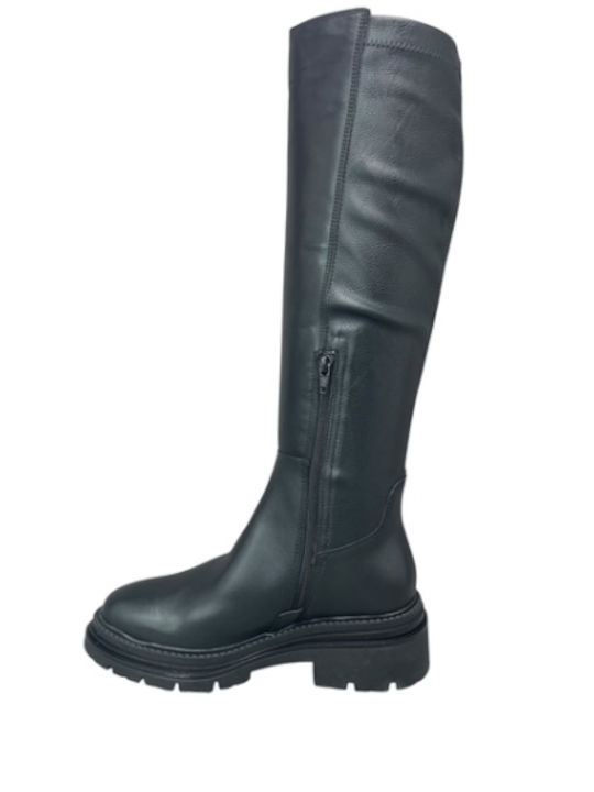 Leather Women's Boots Black
